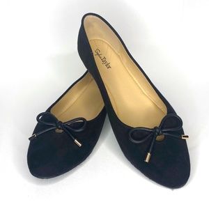 Sofia Taylor Black Flats